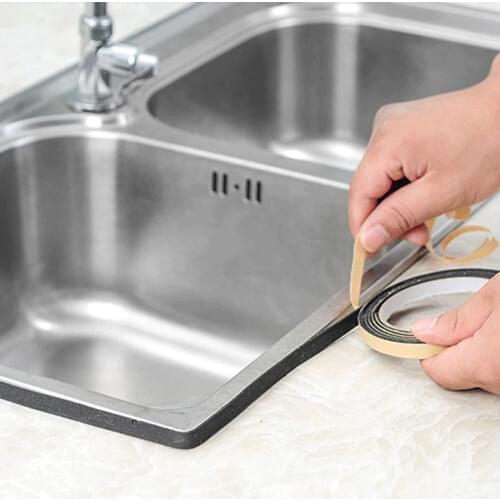 5X2M Gas Stove Table Gap Anti-fouling Strip Waterproof Soundproof Seal Strip Multi-purpose Kitchen Supplies