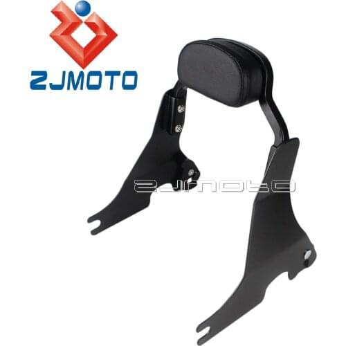 Black Motorcycles Short Passenger Backrest Sissy Bar For Harley Sportster 2004-2018 XL883 XL1200 SuperLow Iron 883 48 72