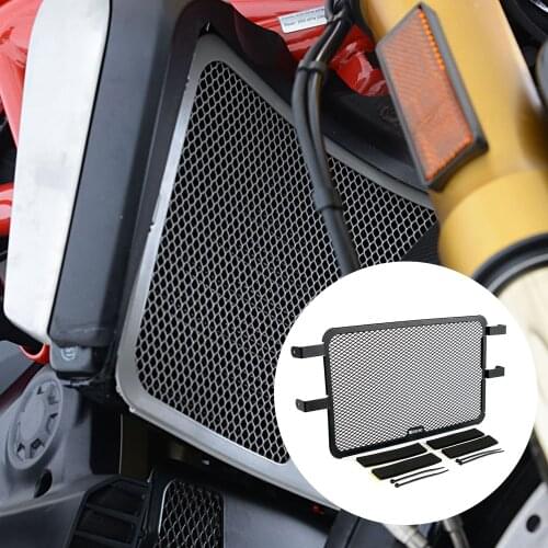 For Ducati Monster 1200 1200R 1200S 821 Motorbike Radiator Grille Grill Protective Guard Cover For Monster 1200 R S 2014-2020