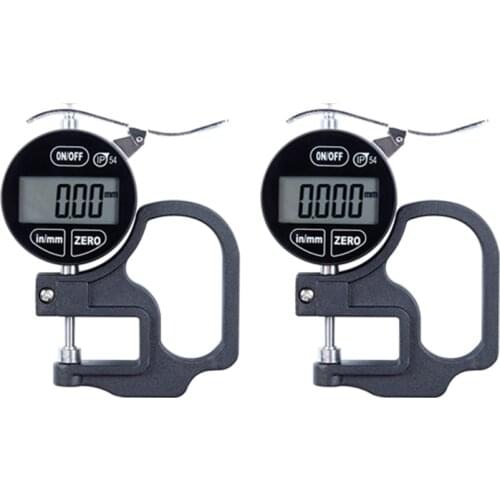 0.001mm High Accuracy Electronic IP54 Thickness Gauge 10mm 0-0.4" Touch Keys Digital Micrometer 0.01mm Oil-proof Thickness Meter