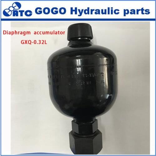 Hydraulic diaphragm accumulator GXQ-A-0.32 L , 210Bar pressure