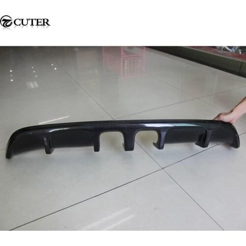 Golf 6 MK6 R20 Carbon Fiber Car Rear Bumper Lip Diffuser For Volkswagen VW Golf 6 MK6 R20 Bumper 2010-2013