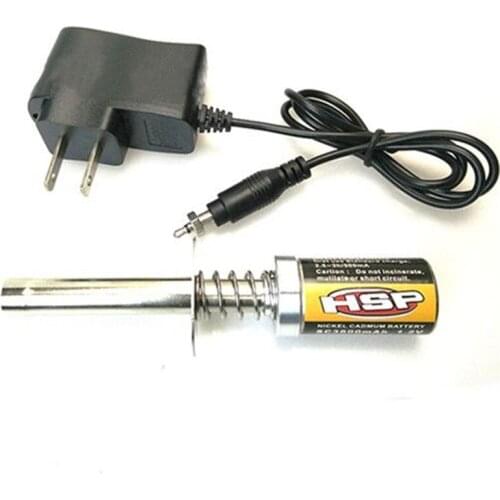 HSP 1.2V 1800mah Lighter Glow Plug Igniter With Charger For RC Airplane Methanol Engine for rc car