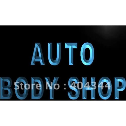 LB498- Auto Body Car Adv Ad NEW LED Neon Light Sign home decor crafts