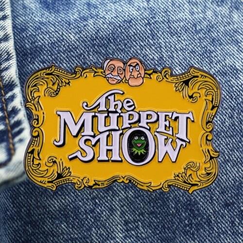 "Puppet Show" - Logo Brooch 70 / 80s Comedy Animation Badge Denim Jacket Backpack Pin Decoration Given Friends And Fans Gifts