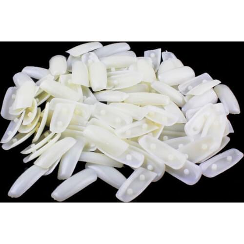Shellhard 100pcs False Nail Tips DIY Nail Art Removable Practice Nai Tips For Training Display Manicure Tools Removable