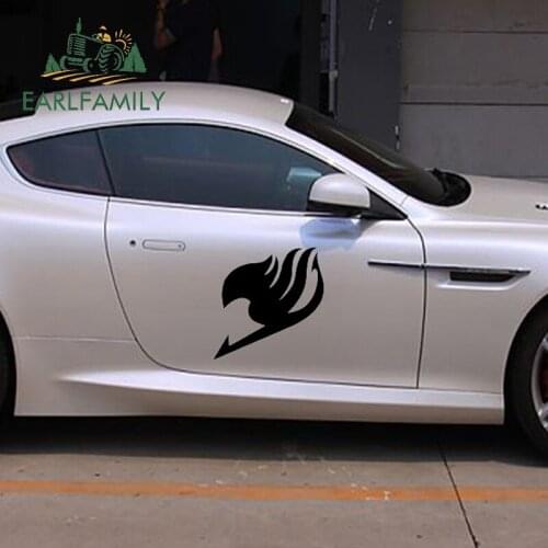 EARLFAMILY 2x Classic Cartoon Movie Fairy Tail Erza Symbolic Hero Pasha Car Sticker for Camper Van Kayak Canoe JDM Vinyl Decal