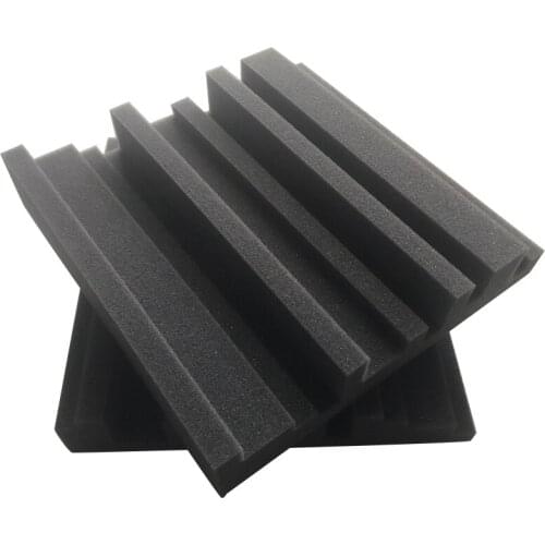 24Pcs Studio Acoustic Foam Panels Sound Absorbing KTV Noise Absorption Foam Tile Wedge Sound Proofing Wall Panels