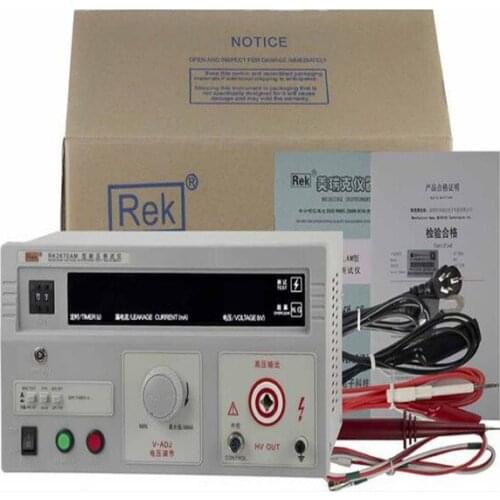 RK2670AM High voltage tester Withstanding Voltage Tester AC Voltage 5KV Tester Meter (220V AC) / Hipot tester