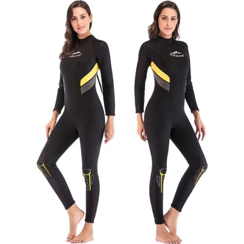 Women 3mm Neoprene Windsurf Kitesurf Wetsuit Underwater Fishing Wakeboard Surf Snorkeling Spearfishing Scuba Diving Suit Clothes