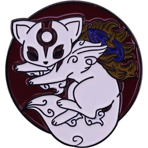 White Fox Badge When she sees you, you are enchanted, and she will become your protector and mentor on all of lifes journeys