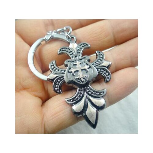1Pcs wholesale Alloy key ring cross carving key chain car pendant Accessories key chain free shipping p454
