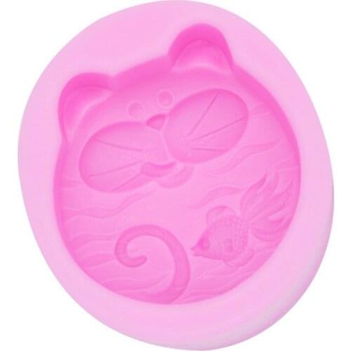 9*7.8*3.5CM DIY Sugar craft Cake Vintage Petal Cartoon owl cake Silicone Mold Fondant Mold Cake decorating Tools Gum paste Mold