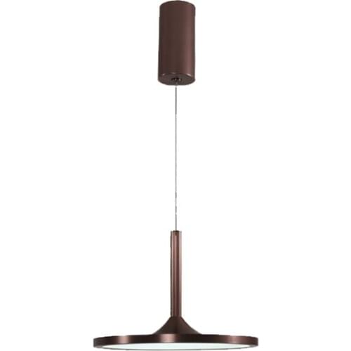 LED single head dining room light balcony modern simple round Nordic wind light bar table dining mini chandelier