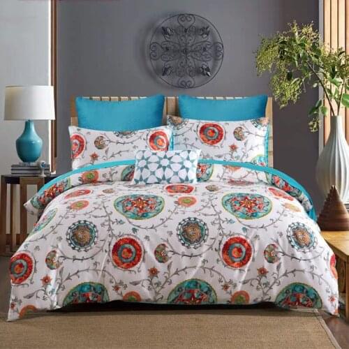 American Style New Arrival Classical Double Sided Bed Linings Concise Set Quilt Pillowcase Cover Bed 3pcs