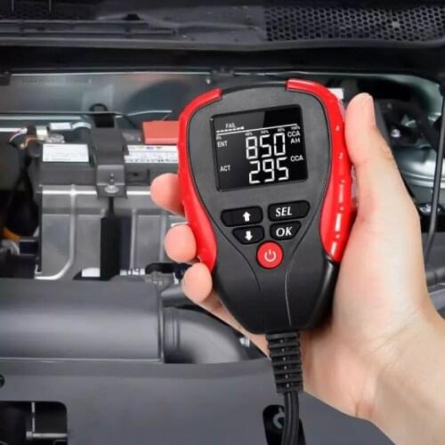 AE310 Automobile Vehicle Battery Tester AH CCA Voltage Battery Load Analyzer Digital Test Analyzer Car Battery Diagnostic Tool