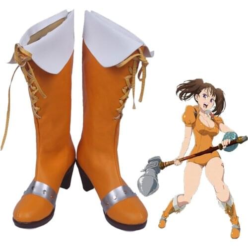 Anime Seven Deadly Sins Diane Cosplay Costumes Props Boots Shoes Elizabeth Liones Meliodas Seven Deadly Sins Shoes for Men