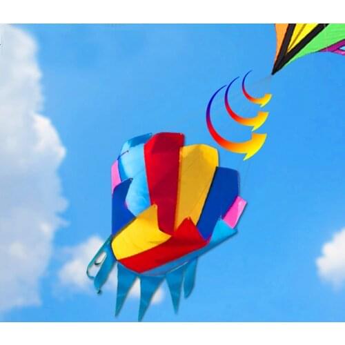 Free shipping large kites windsocks rainbow kites tails outdoor toys flying weather vane 3d kite butterfly weifang kite factory
