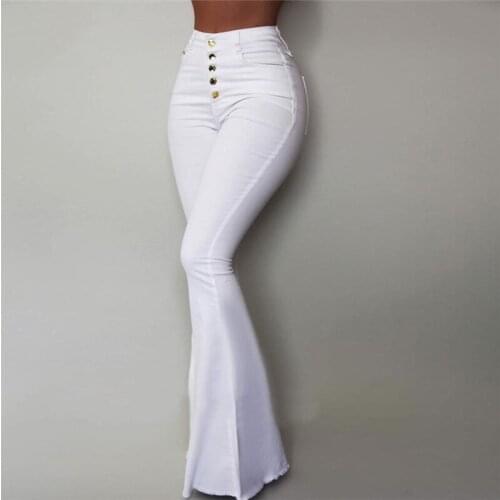 Casual Solid Color Wide Leg Pant Elegant High Waist Trousers Fashion Single-breasted Simple Women Wild Trousers For Women