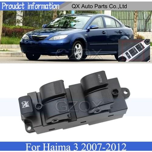 CAPQX 12 / 16pin Front Left side Window Control Switch Panel For Haima 3 2007-2012 Master Console Control HAA0-66-350M1