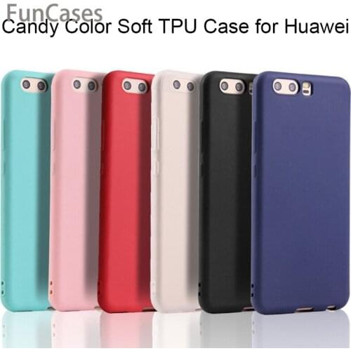 Candy Color Case for Huawei P8 P9 P10 Lite 2017 P Smart Nova 2 Plus Case for Huawei P20 Lite Nova 2i 3i Case on Mate 8 9 10 Pro