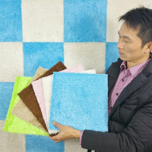 Household self-adhesive wall stickers fluff anti-collision TV bedside background wall stickers interior decoration painting