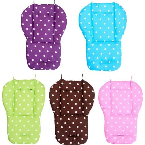 Dot Baby Stroller Seat Cushion Pushchair Pram Car Soft Mattresses Baby Carriages Seat Cotton Pad Stroller Mat Accessory