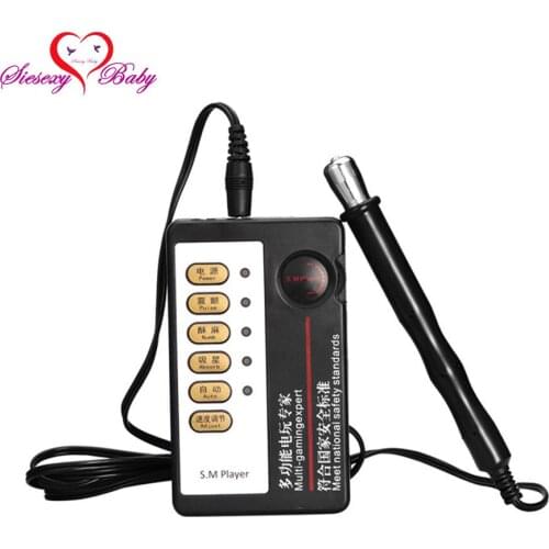 Electric Shock Nipple Teaser with Host and Cable electro shock sex toys electro stimulation sex toys for TENS adult game AB2103