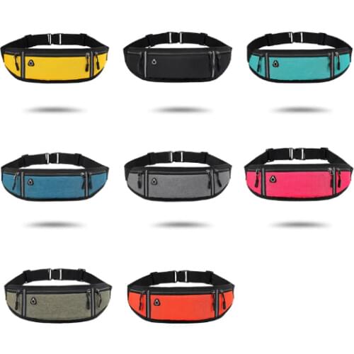 HJKL Travel Sports pocket mini fanny pack for men women Portable convenient USB waist pack waterproof phone belt bag good gift