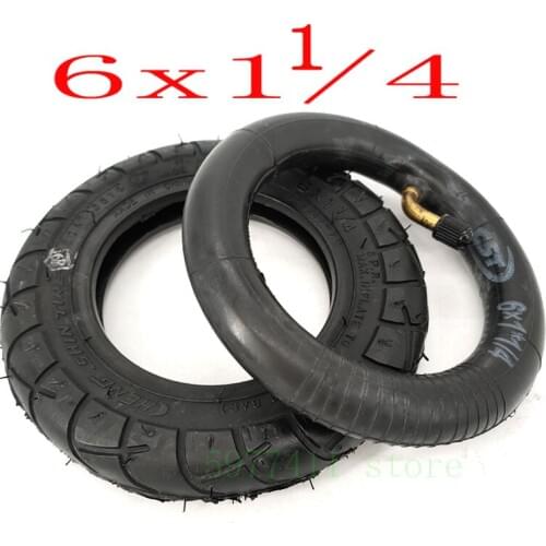 Good Quality 6X1 1 / 4 Tire 6 Tnch Inner Tire Outer Tire Inflatable Wheelchair Inflatable Electric Scooter 6 * 1.25