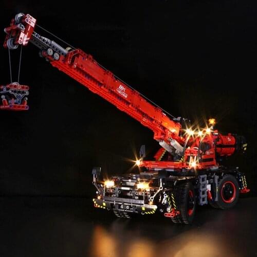 Led Light Up Kit For 42082 Lighting Set For Rough Terrain Crane Blocks DIY Toys Set （NOT Include The Model