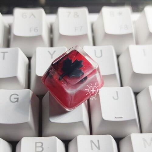 Customized Mechanical Keycaps For Rainbow Six Ink Ice Skin Key Cap Resin Personalized Transparent Keycap Accessories