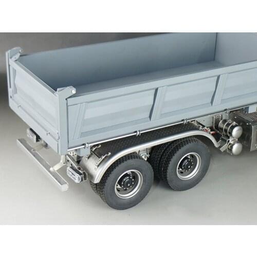 Metal Double-Axis Mud Guard For 1/14 Rc Truck Tamiya Arocs Dump Truck