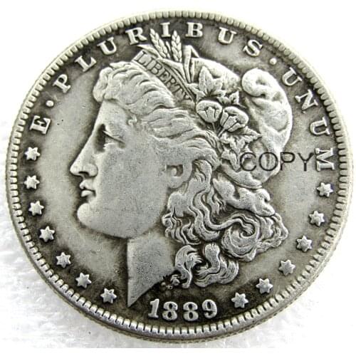 US Coins 1889 P/S/CC/O Morgan Dollar copy Coins Silver Plated