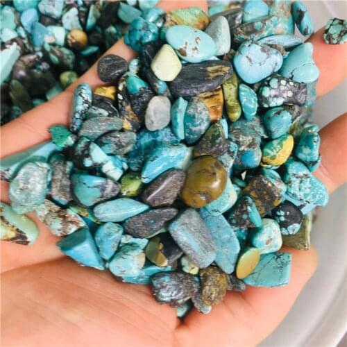 100g Natural crystal turquoise raw stone energy healing crystal specimens