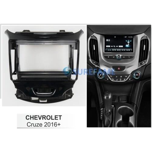 9 inch Car Fascia Radio Panel for CHEVROLET CRUZE 2016+ Dash Kit Install Facia Console Bezel 9inch Adapter Plate Cover Trim