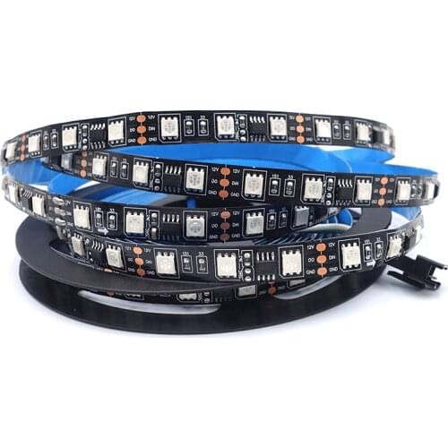 100m DC12V WS2811 1903 5050 RGB Addressable Led Pixel Strip Light Full Color Ribbon Flexible Digital Led Strip Tape External IC