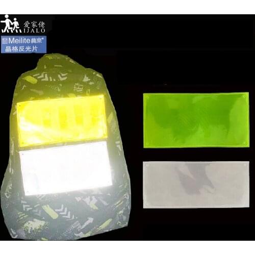 1 Sheet Meilite 250 Candle light reflective strips can be pin on school bag jacket for visibility safety use