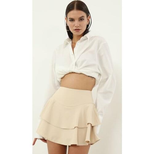 Layer Shorts Skirt Summer Women Mini Skirt Women 'S Clothing Fashion Girls Cute Kawaii Skirts For Ladies Streetwear Slim Bottoms