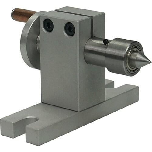 CNC Machine Part Tools Tailstock Thimble Center Height 44MM 54MM Optional for CNC Router 4th Axis