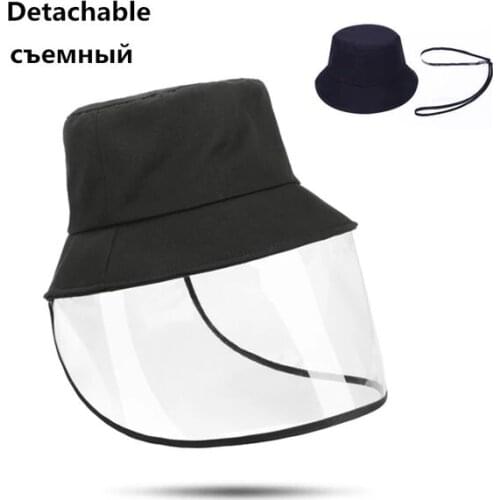 Protective Bucket Hat Unisex Anti-wind Dust Anti-fog Sun Hats Men Enclosing Anti-dust Caps Outdoor Sunbonnet Fisherman Hat