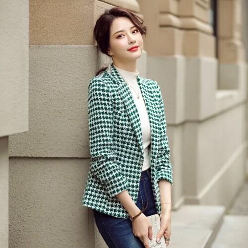 High Quality Fabric Long Sleeve Formal Women Blazers Jackets Coat Uniform Styles Business Work Wear Ladies Outwear Blaser