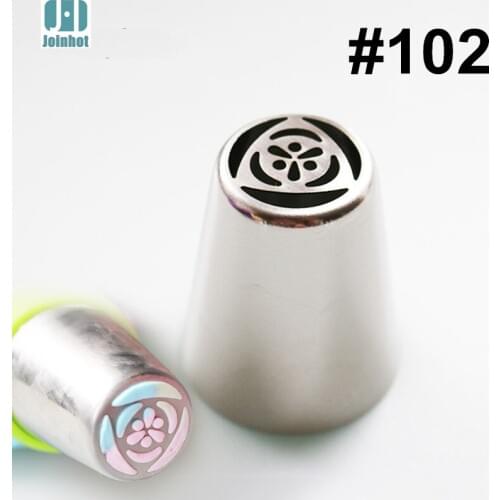#102 New Design Russian Tulip Icing Piping Nozzles Cake Decoration Tips DIY Tool