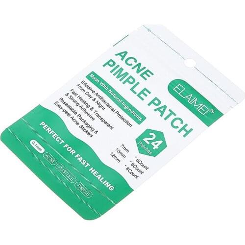 24 Acne Pimple Zit Patches Blemish Spot Facial Mask Translucent Face Treatment Stickers Blemish Covering Skin Care