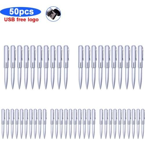 50pcs logo free pen tyen usb flash drive 2.0 32GB pen drive 64GB 128GB pendrive 16GB 8GB memoria usb flash flash memory stick