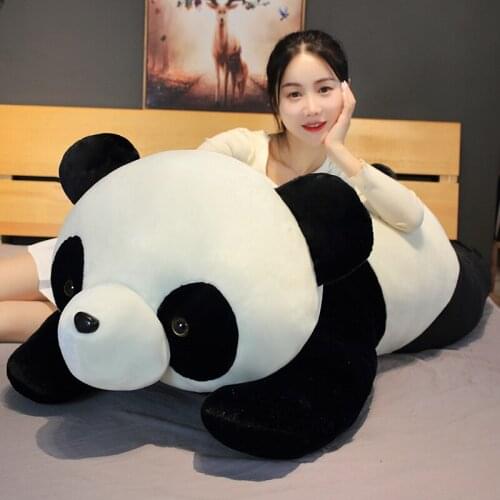 60/80CM Nice Super Soft Animals Dolls Baby Children Cushion Plushie Panda Sofa Bed Cushion For Girlfriend Gifts