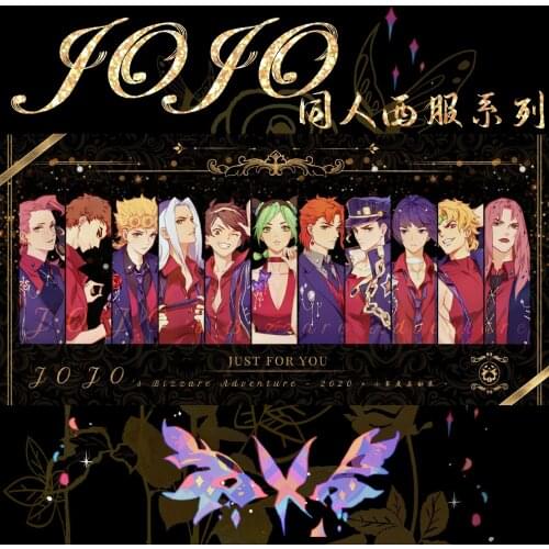 Anime JoJos Bizarre Adventure Diavolo Acrylic Keychain Stand Figure Model Badge Brooch Pin Metal Through card Suit Series Gift