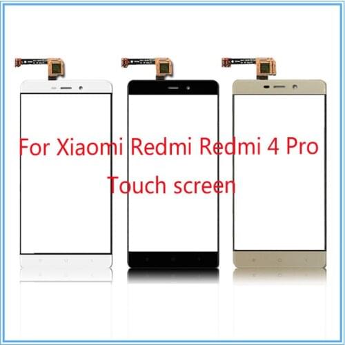 For Redmi 4 Pro Touch Panel Perfect Repair Parts for Xiaomi Redmi 4 Pro Touch screen Front Screen Glass Cover RedMi 4 Pro Cases