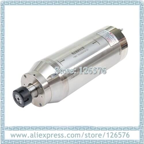 GDK125-24Z/6.5 constant torque spindle motor 4 bearing 24000rpm 6.5kw ER32 D125mm Water cooled spindle motor for stone, metal