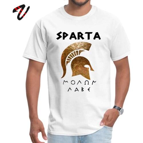 Hip Hop Mens Tops T Shirt Sparta Molon Lave Funny T-shirts All Moscow Rap Sleeve Gift Tee Shirt O Collar Swag Tees Men Tshirt